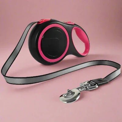 Laisse de chien - MaxLeash™ - Rose - Lechiotfute