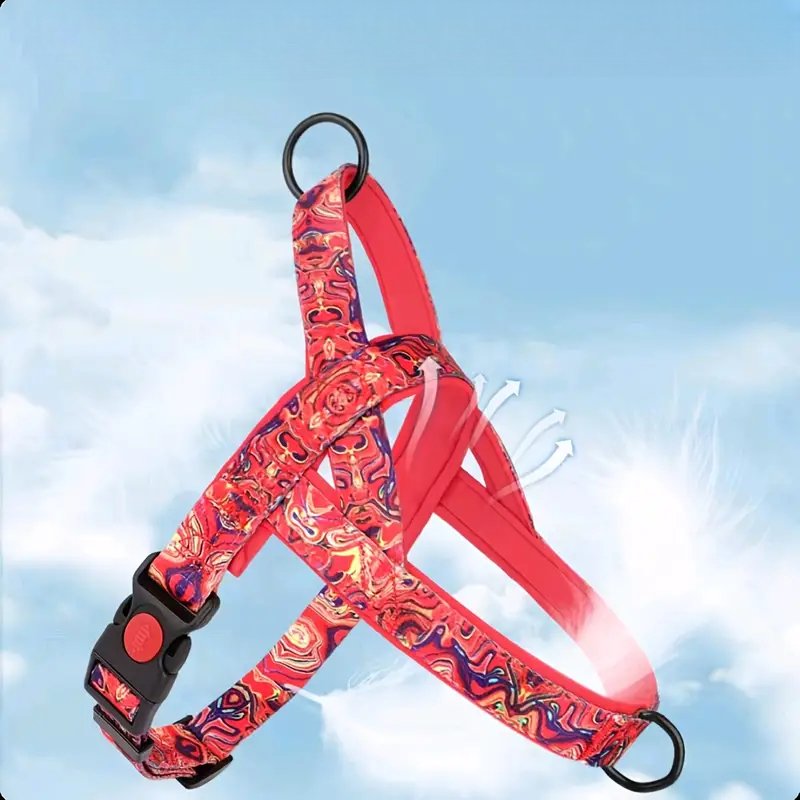 Harnais pour Chien - DogSafeHarness™ - Rouge - Lechiotfute